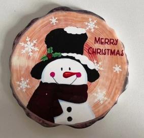 ceramic coaster tree stump