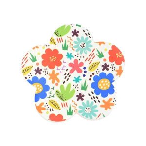 ceramic coaster flower