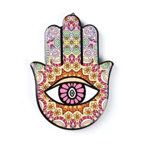 ceramic coaster hand