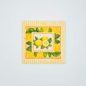 ceramic pot mat square with emboss edge