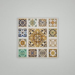 ceramic pot mat square with 13 cells