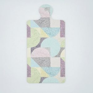 ceramic pot mat rectangle board with handle