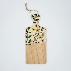 ceramic pot mat rectangle board with handle