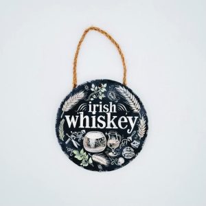 ceramic pendant round with hemp rope