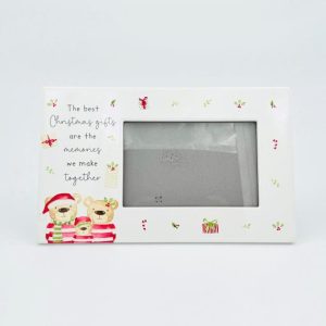 ceramic ornament photo frame with window